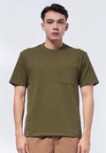 Short Sleeve Slub T-Shirt with Pocket
