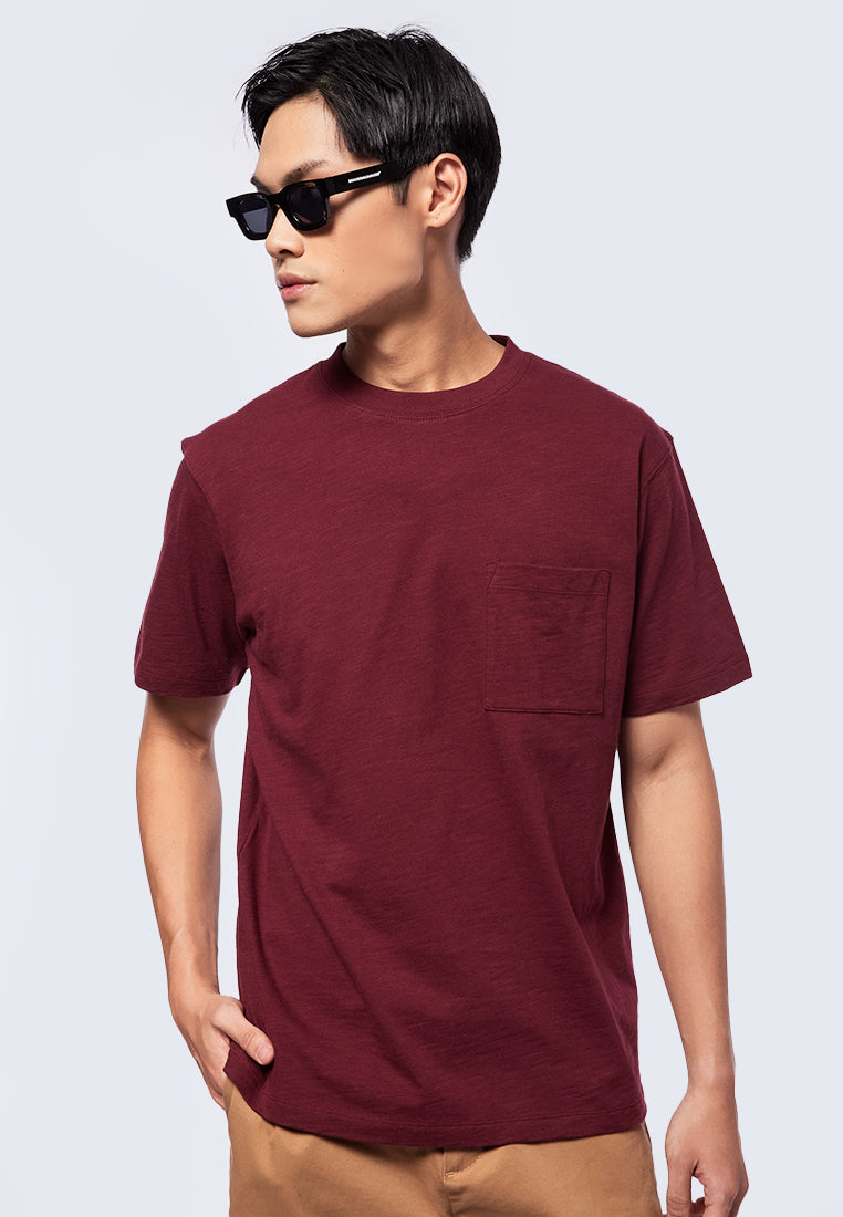 Round Neck T-Shirt with Pocket