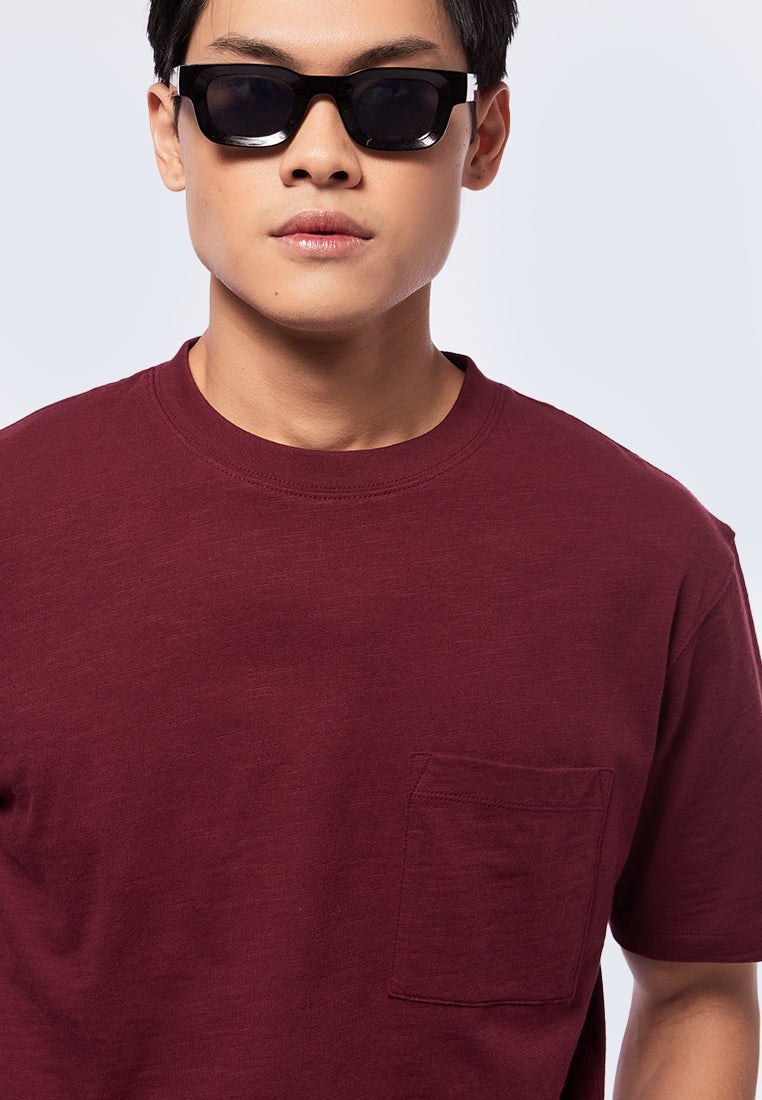 Round Neck T-Shirt with Pocket