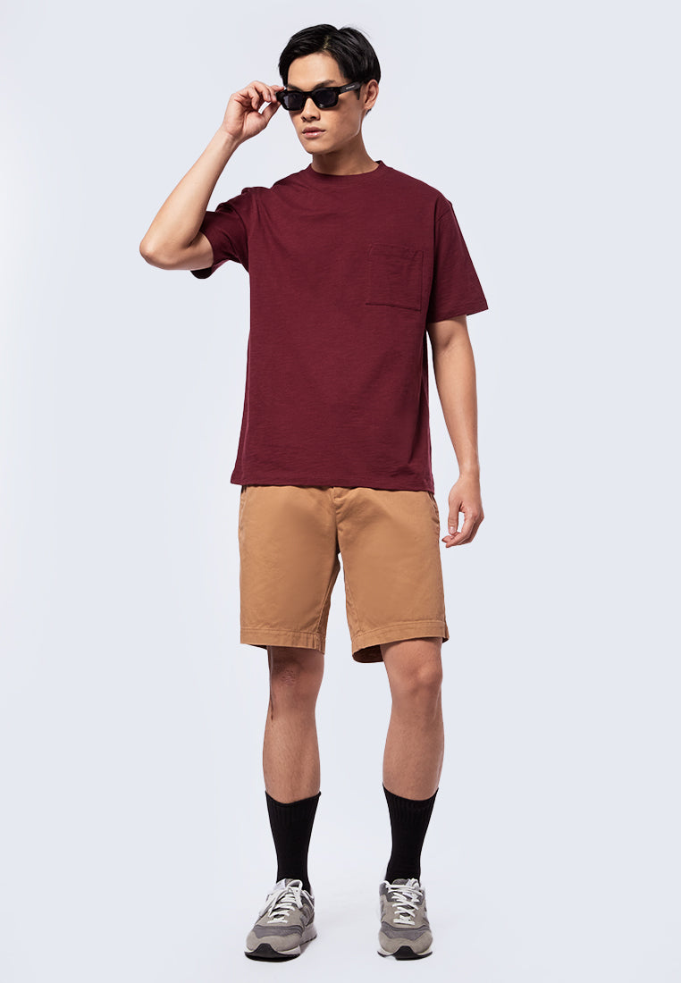 Round Neck T-Shirt with Pocket