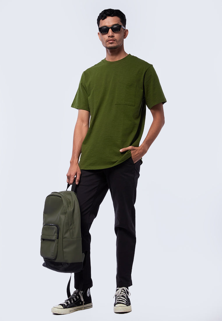 Round Neck T-Shirt with Pocket