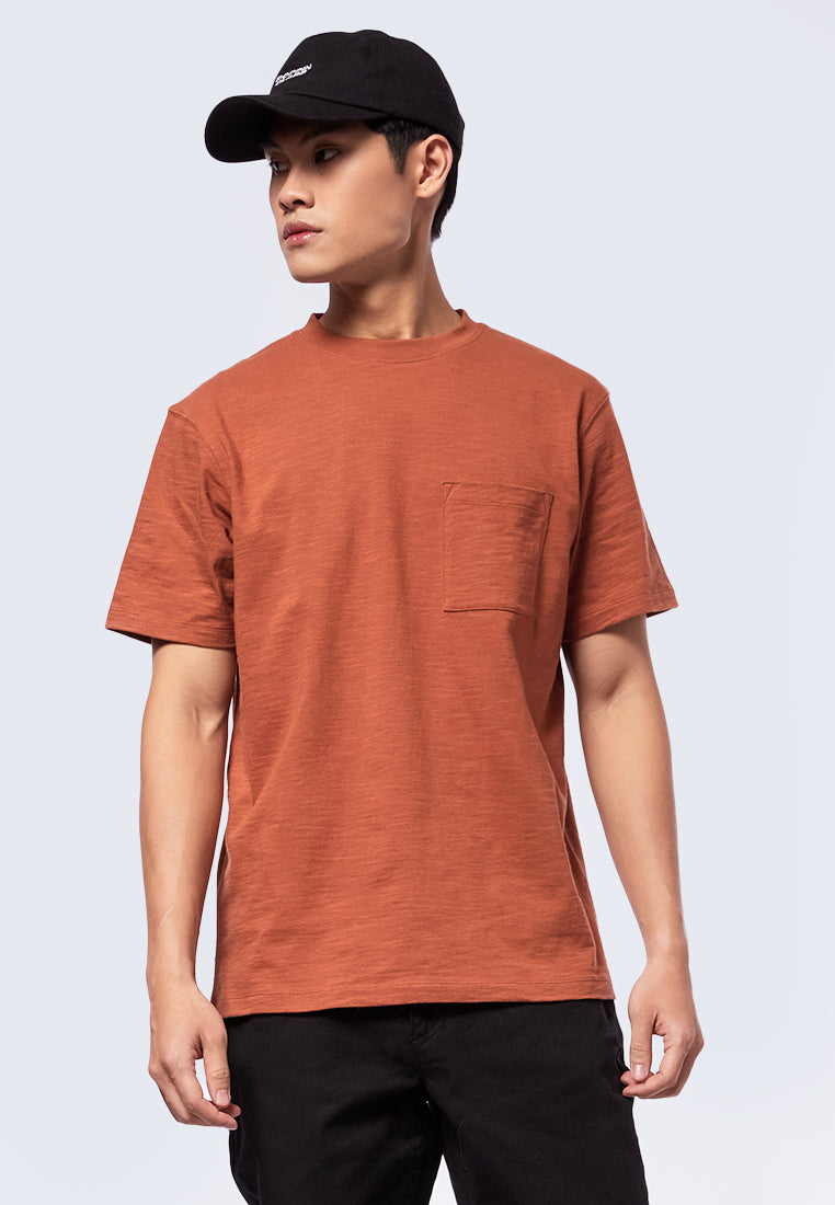Round Neck T-Shirt with Pocket