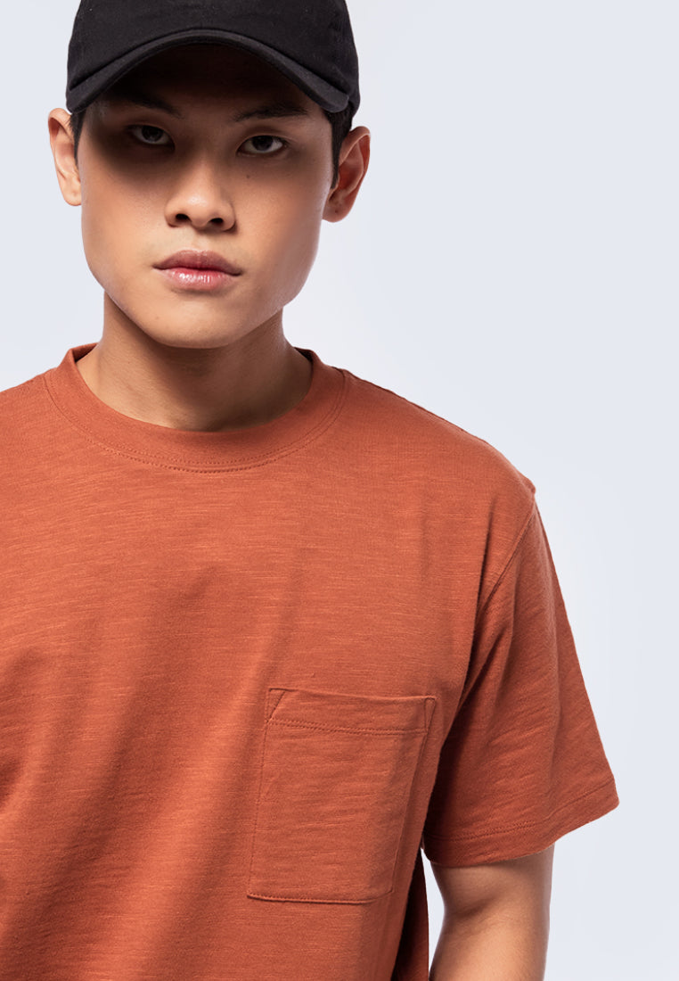 Round Neck T-Shirt with Pocket