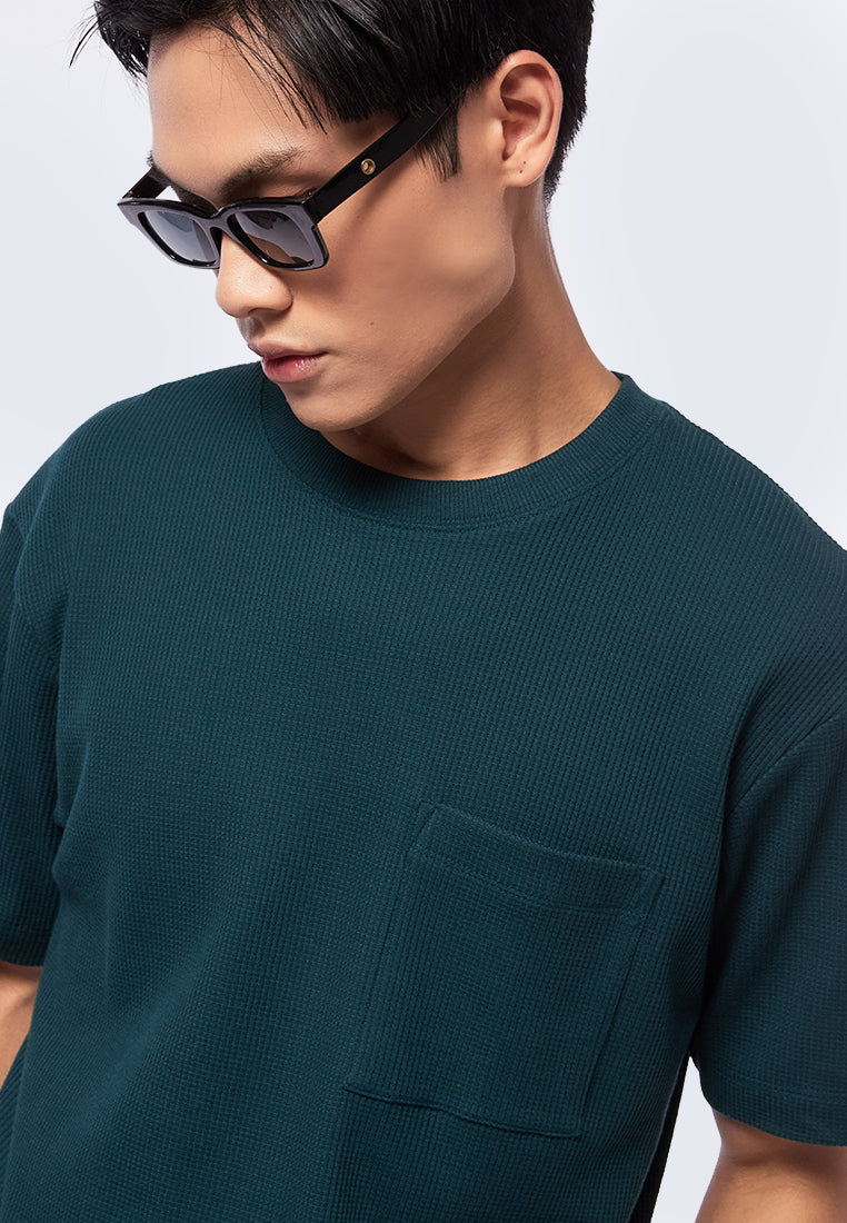 Short Sleeve Textured T-Shirt