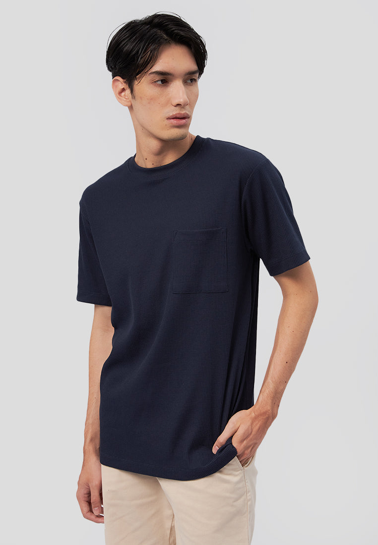 Textured Short Sleeve T-Shirt