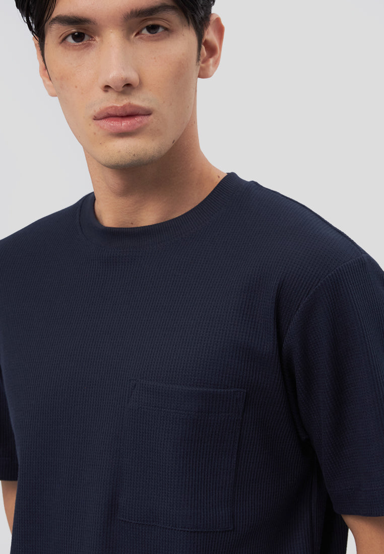 Textured Short Sleeve T-Shirt