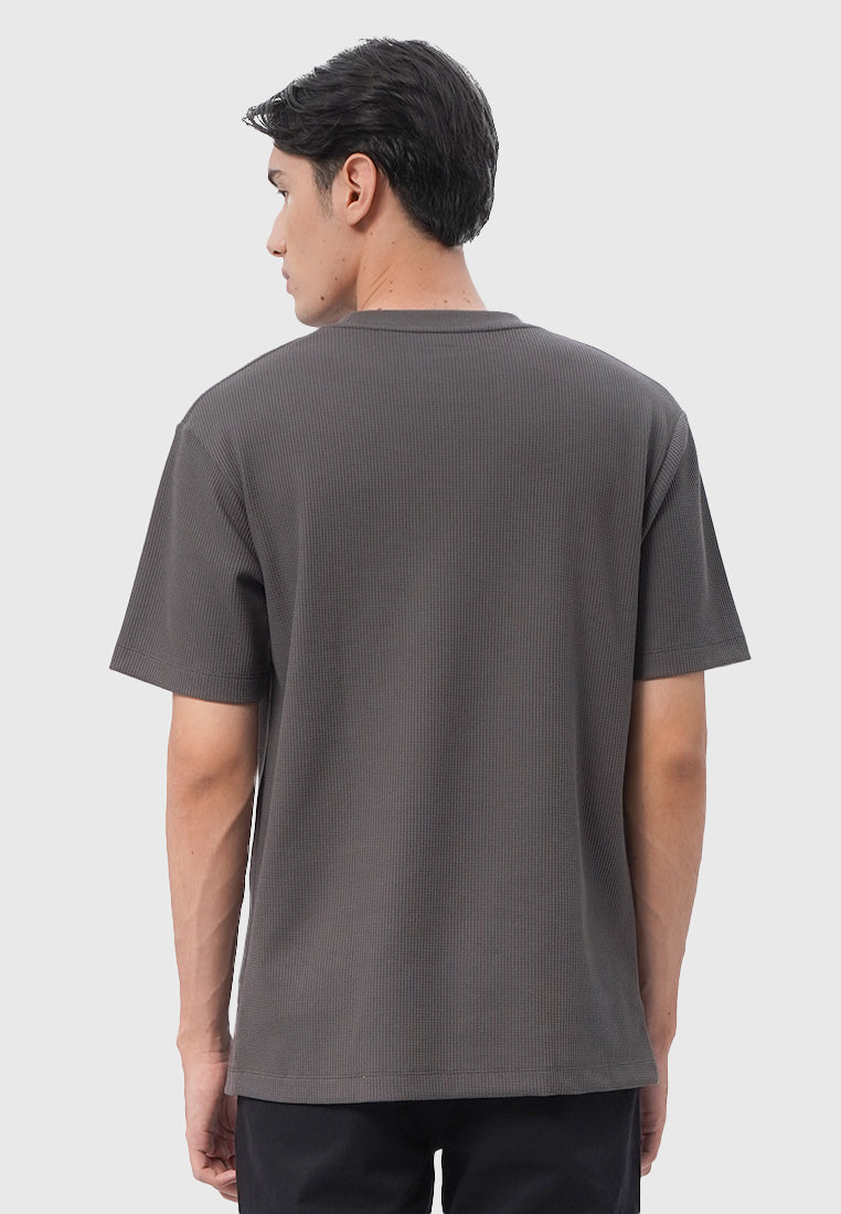 Short Sleeve T-Shirt with Pocket Charcoal