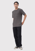 Short Sleeve T-Shirt with Pocket Charcoal