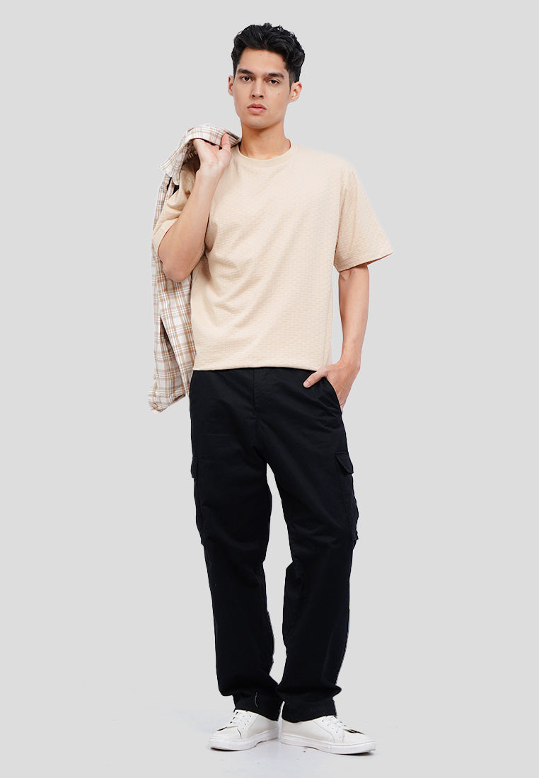 Short Sleeve Textured T-Shirt