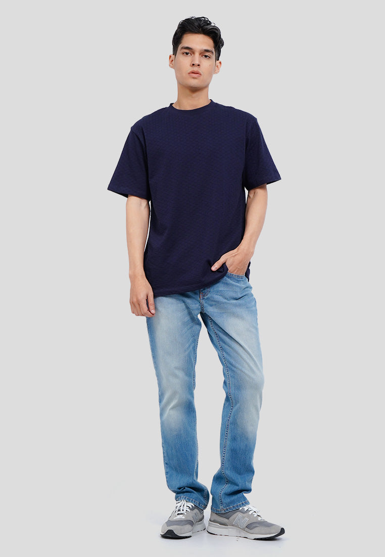 Short Sleeve Textured T-Shirt