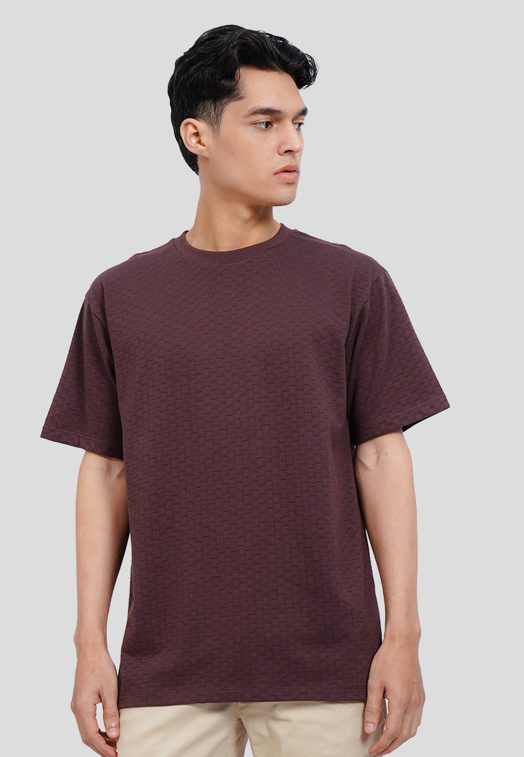 Short Sleeve Textured T-Shirt