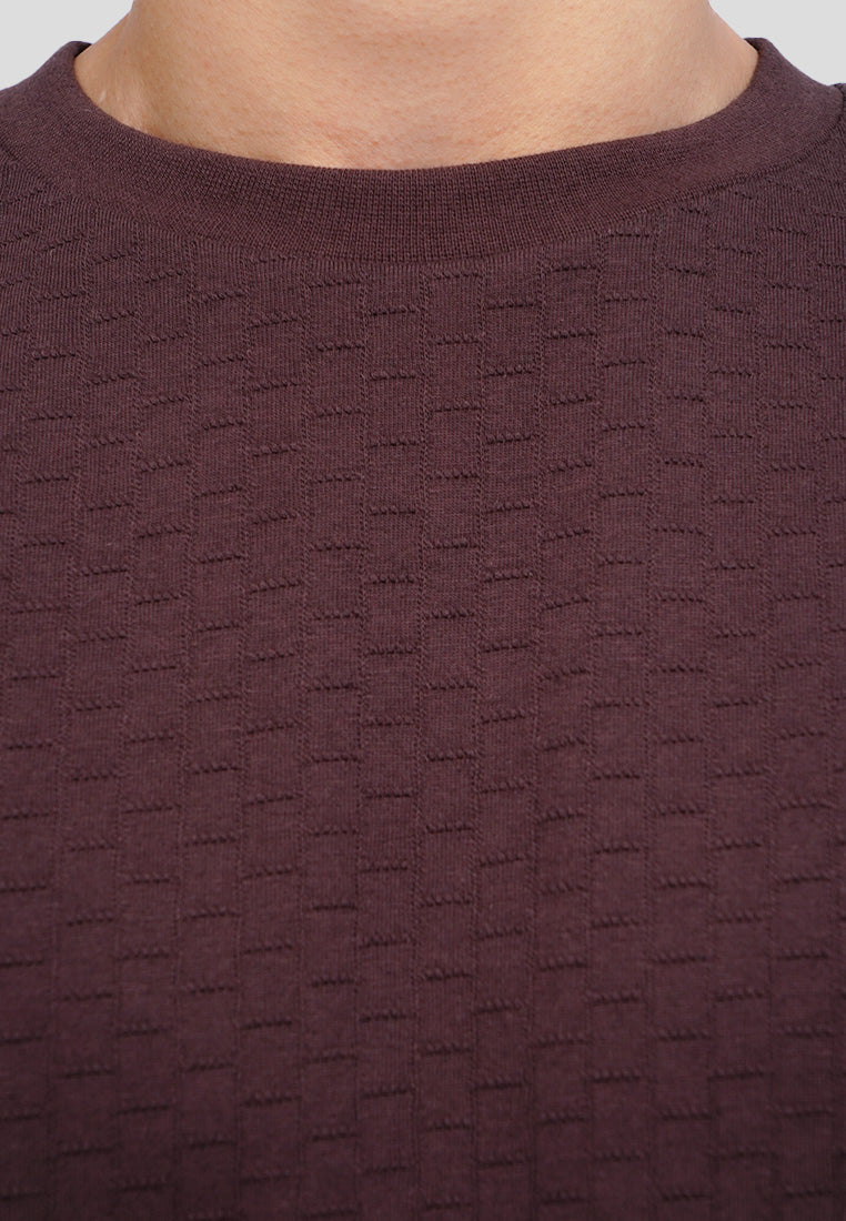 Short Sleeve Textured T-Shirt