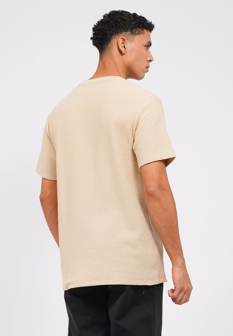 Short Sleeve Textured T-Shirt