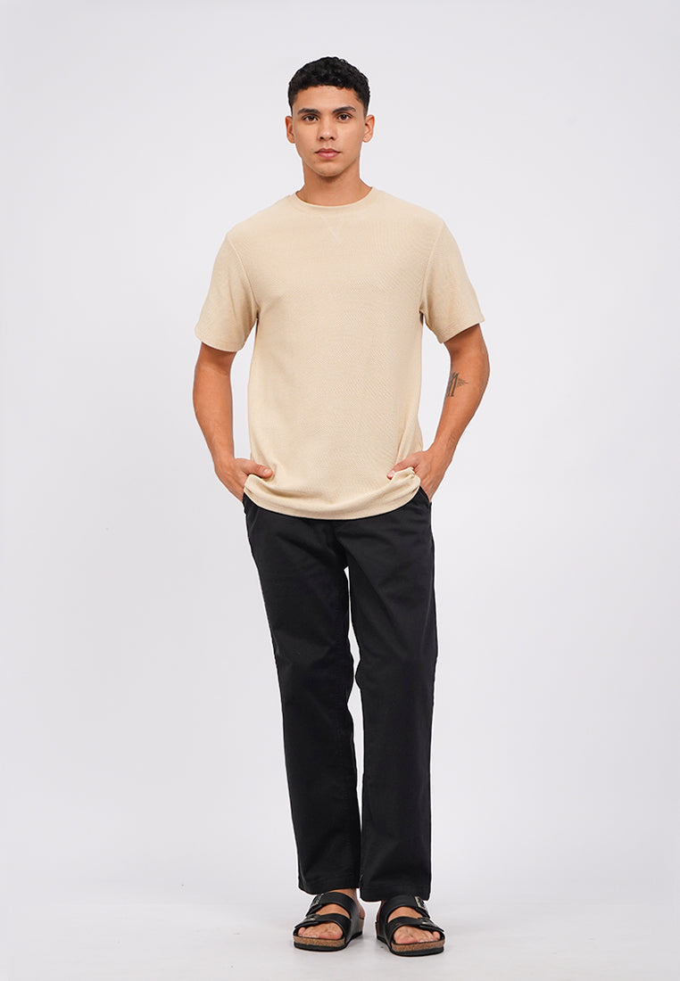 Short Sleeve Textured T-Shirt