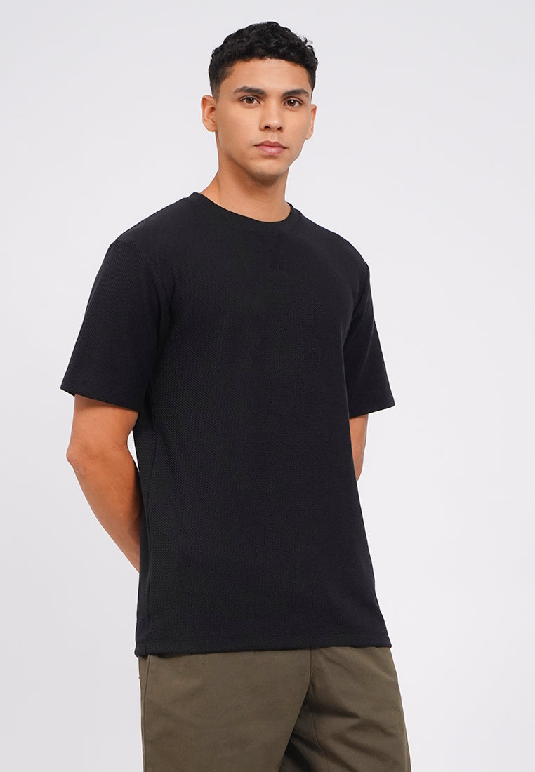 Short Sleeve Textured T-Shirt