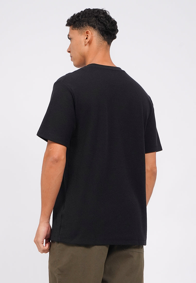 Short Sleeve Textured T-Shirt