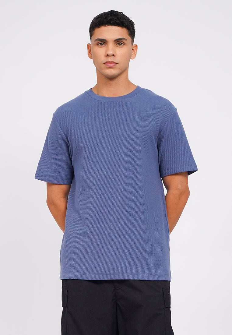 Short Sleeve Textured T-Shirt