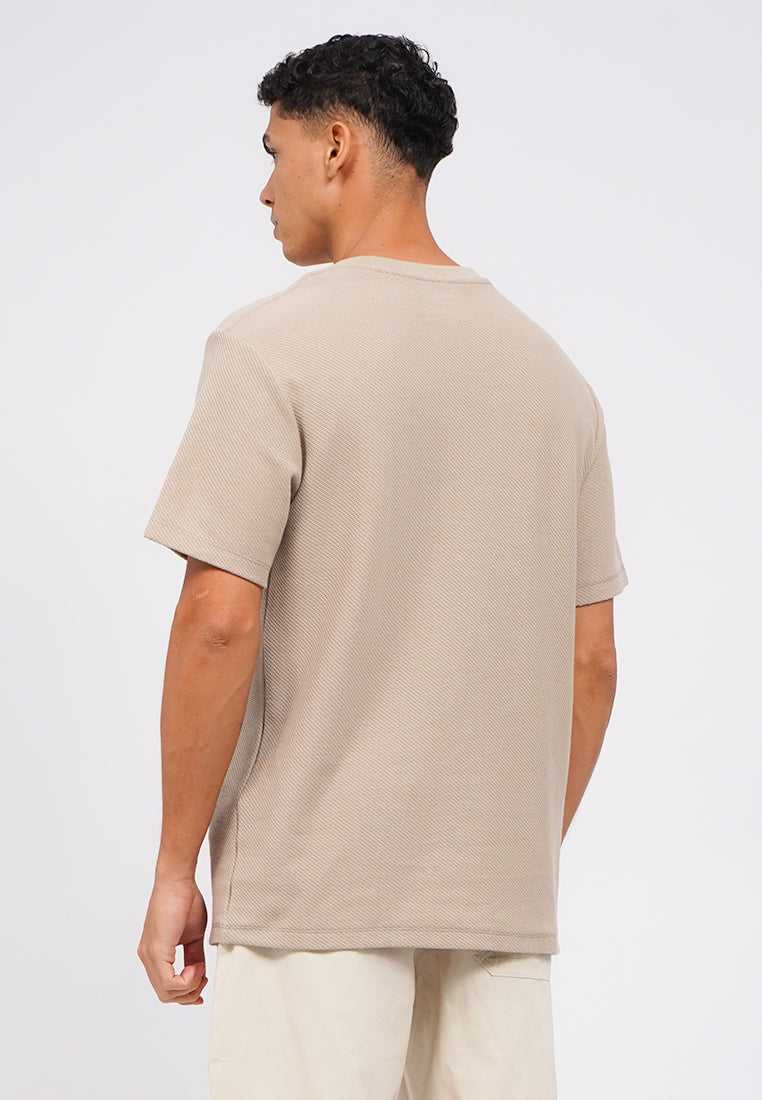 Short Sleeve Textured T-Shirt