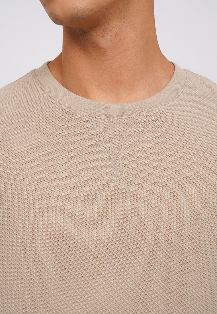Short Sleeve Textured T-Shirt