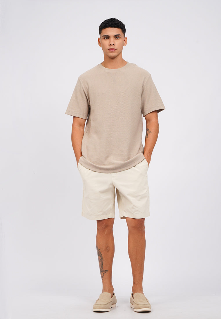 Short Sleeve Textured T-Shirt