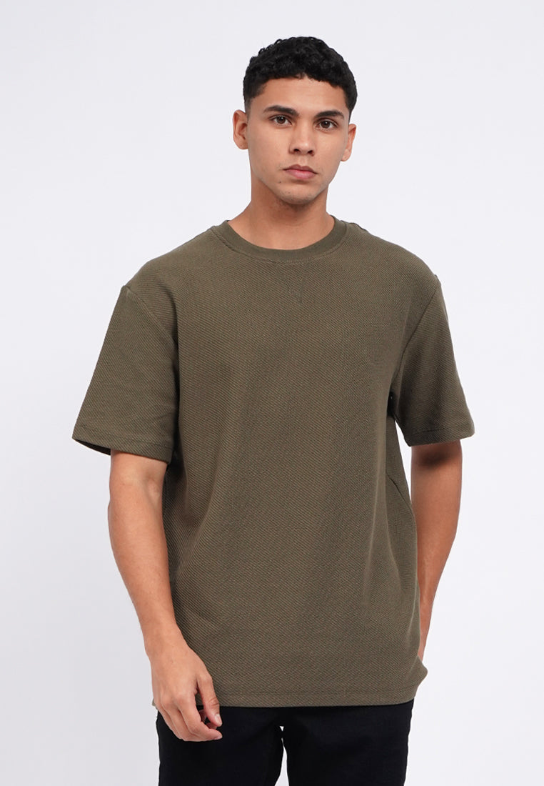 Short Sleeve Textured T-Shirt