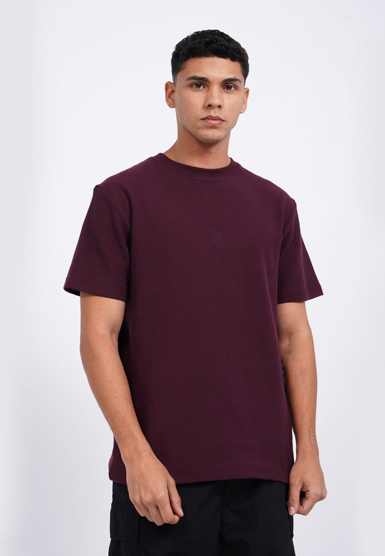Short Sleeve Textured T-Shirt