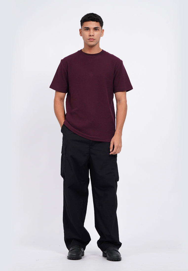 Short Sleeve Textured T-Shirt