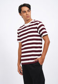 Slim Fit Short Sleeve Stripes T-Shirt