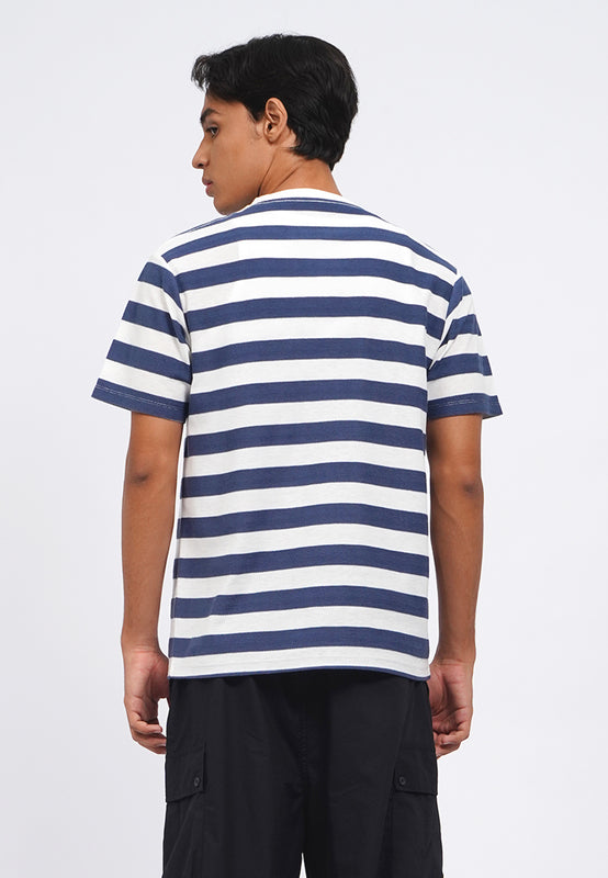 Slim Fit Short Sleeve Stripes T-Shirt