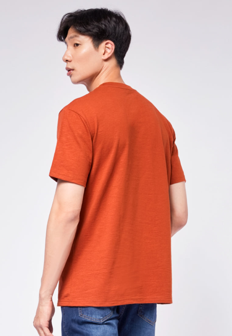Short Sleeve T-shirt with Pocket Details