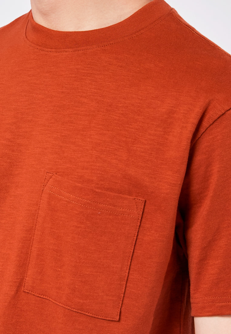 Short Sleeve T-shirt with Pocket Details