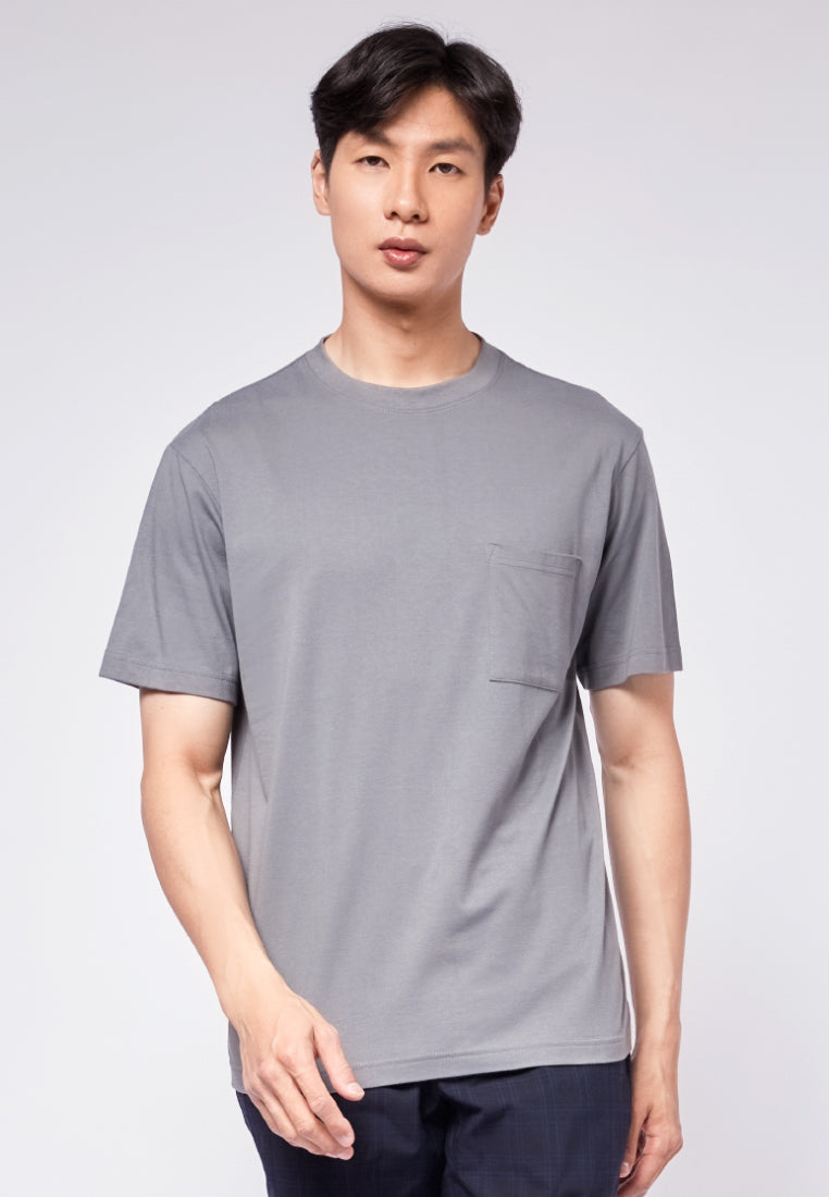 Short Sleeve T-shirt with Pocket Details