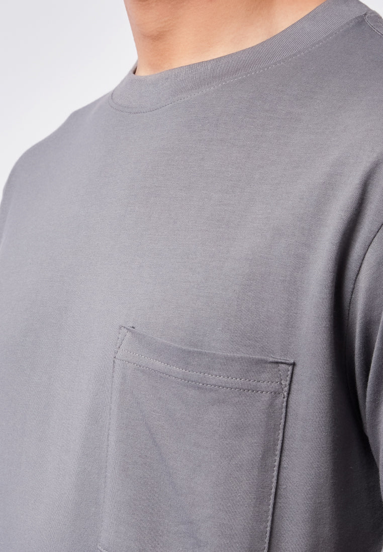 Short Sleeve T-shirt with Pocket Details