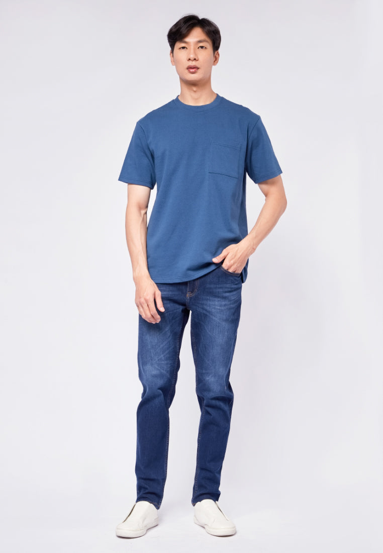 Short Sleeve T-shirt with Pocket Details