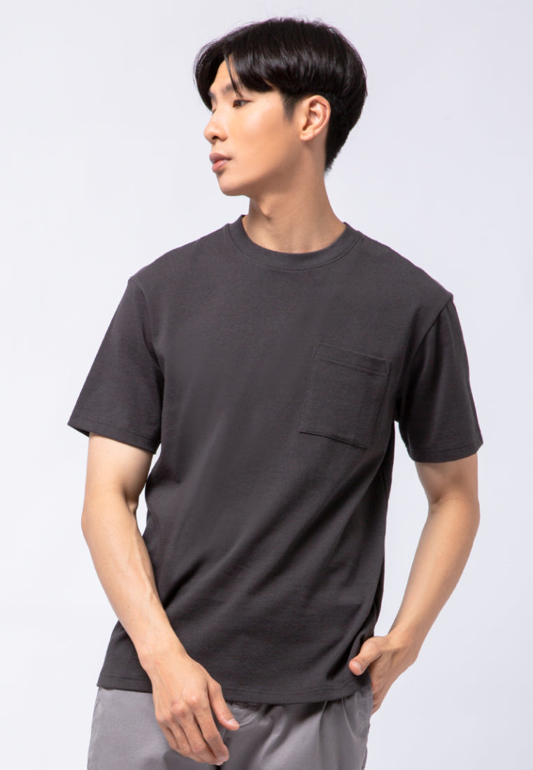 Short Sleeve T-shirt with Square Pocket