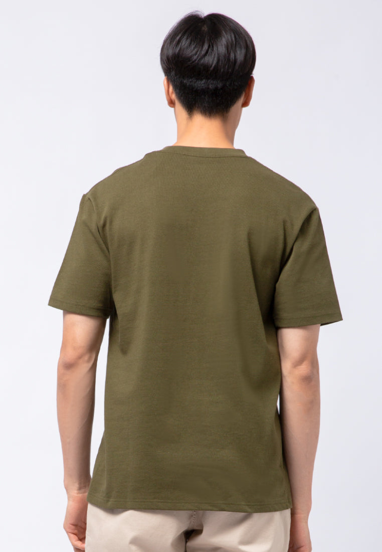 Short Sleeve T-shirt with Square Pocket