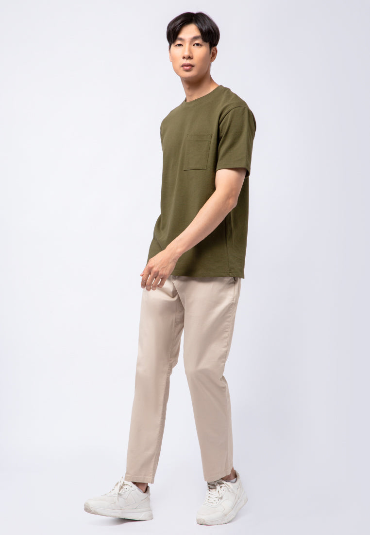 Short Sleeve T-shirt with Square Pocket