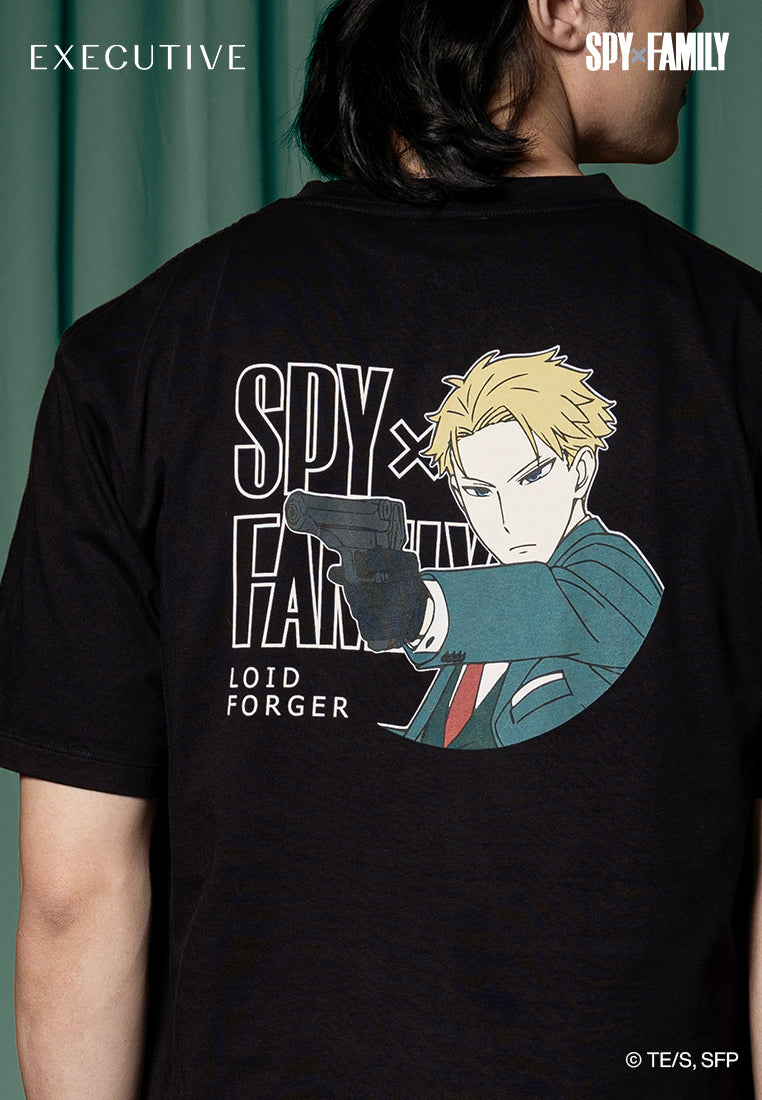 Spy X Family Executive Loid Forger Black T-Shirt