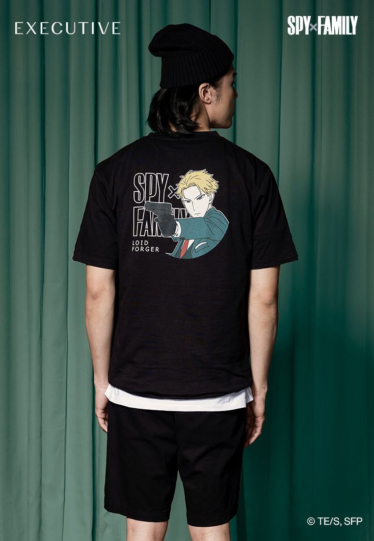 Spy X Family Executive Loid Forger Black T-Shirt