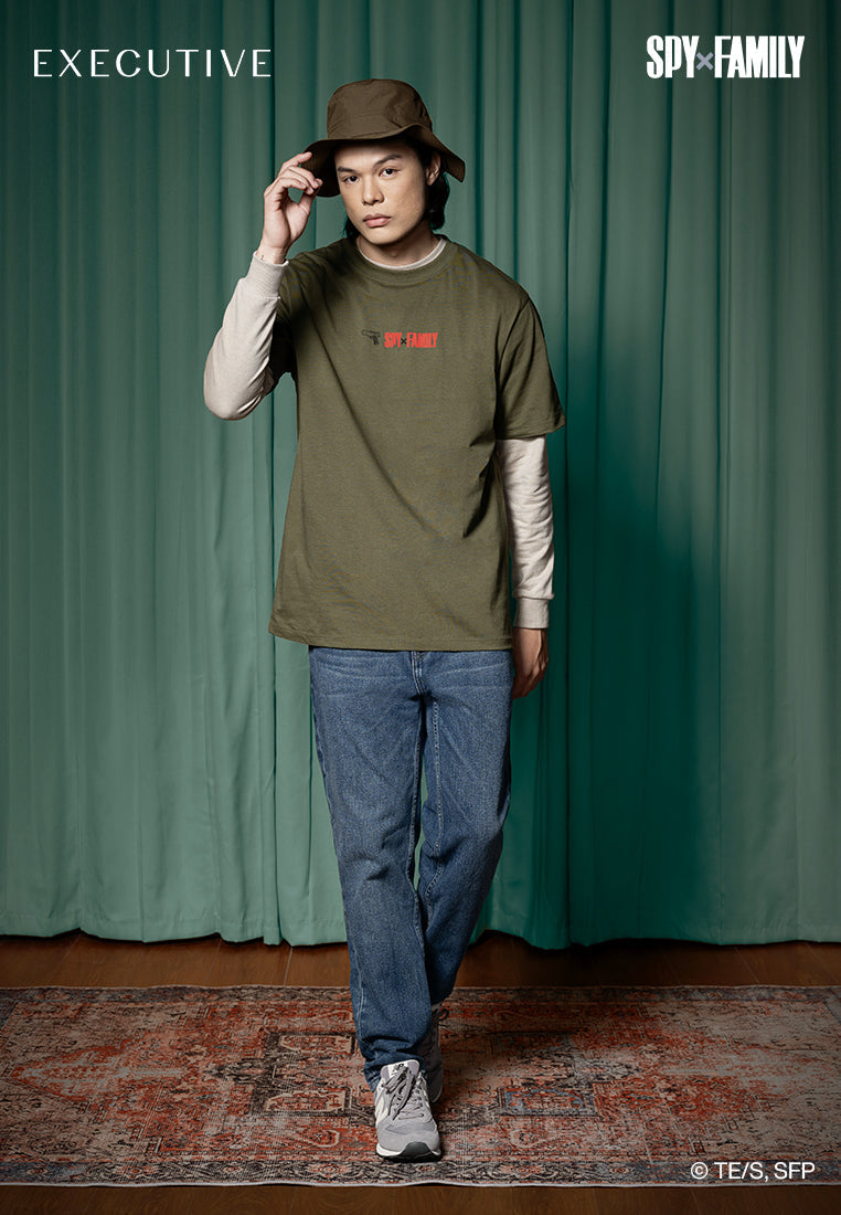 Spy X Family Executive Loid Forger Olive T-Shirt