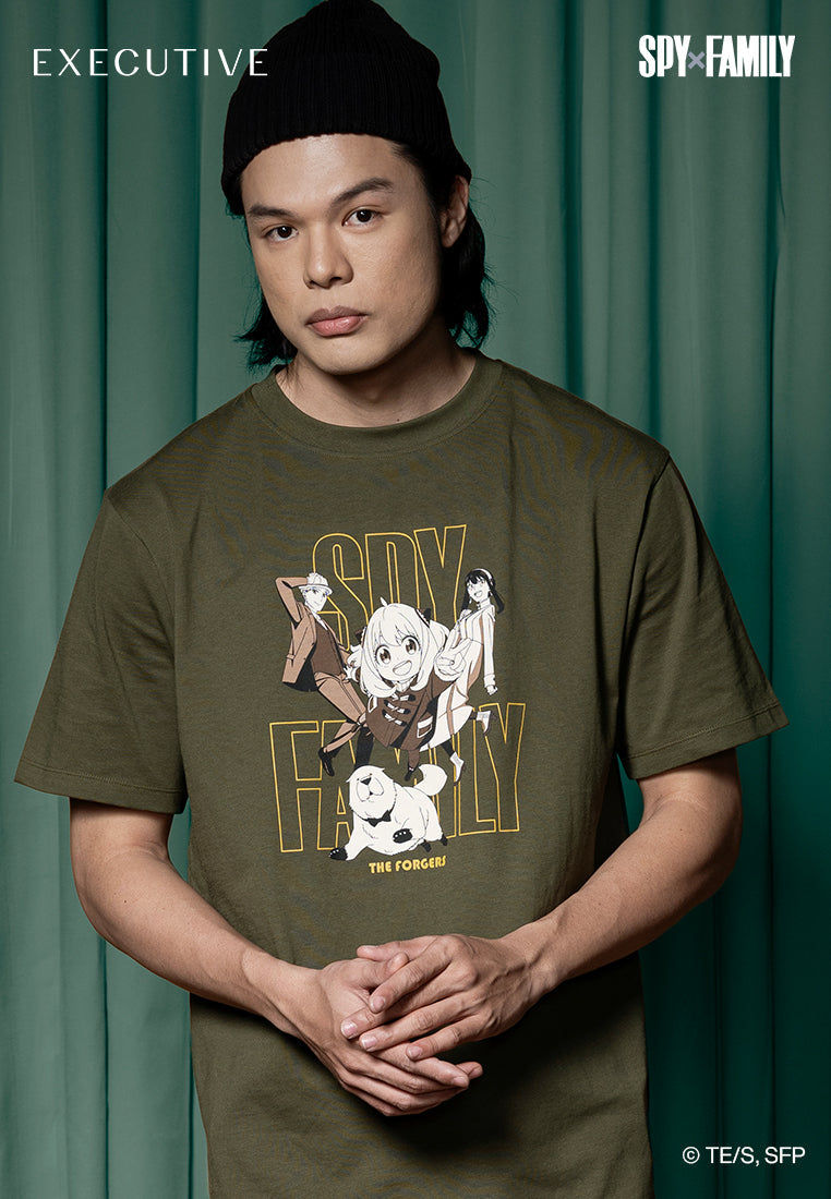 Spy X Family Executive The Forgers Olive T-Shirt
