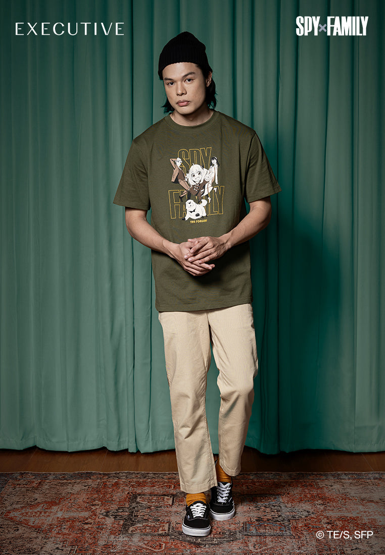 Spy X Family Executive The Forgers Olive T-Shirt
