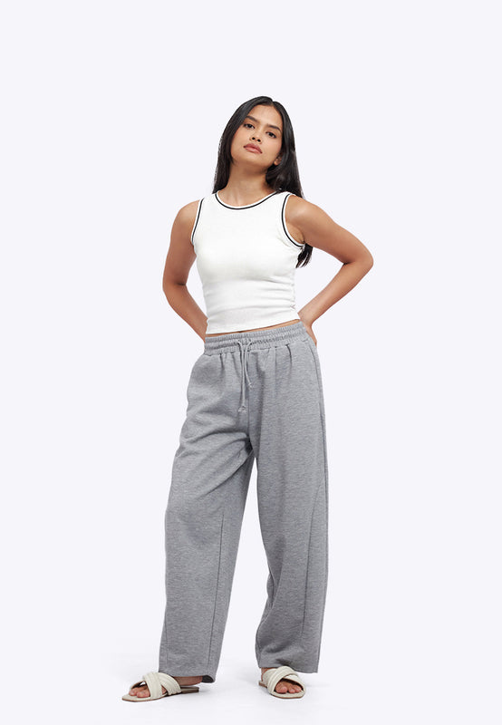 Contrast Lining Fitted Bra Top