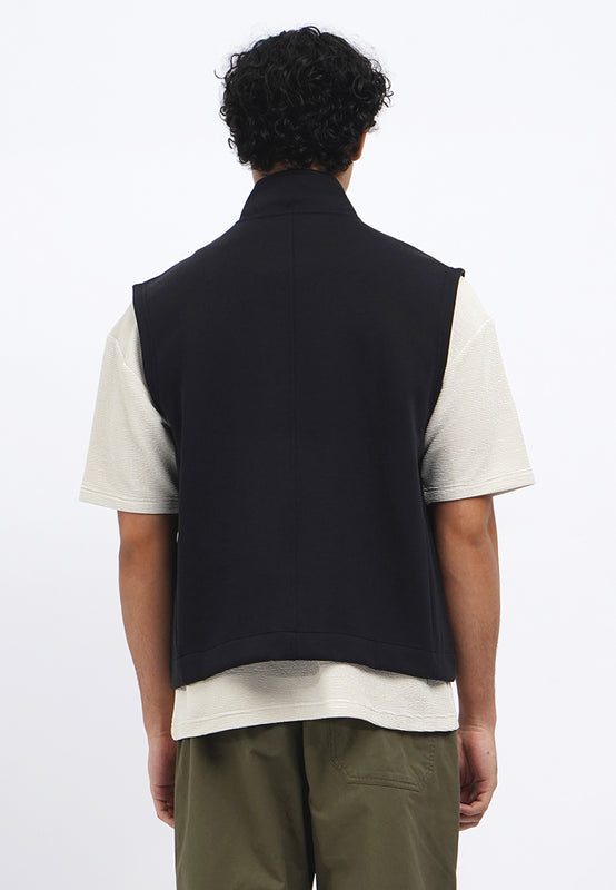 High Collar Knit Vest