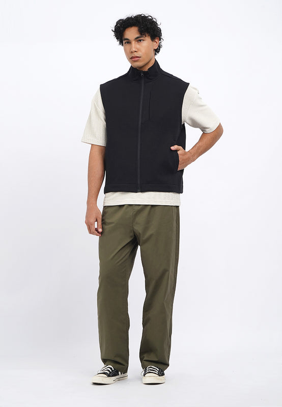 High Collar Knit Vest