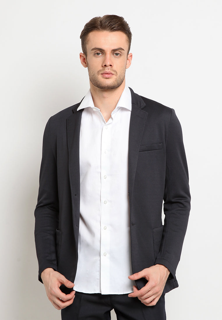 Knit Pique Blazer