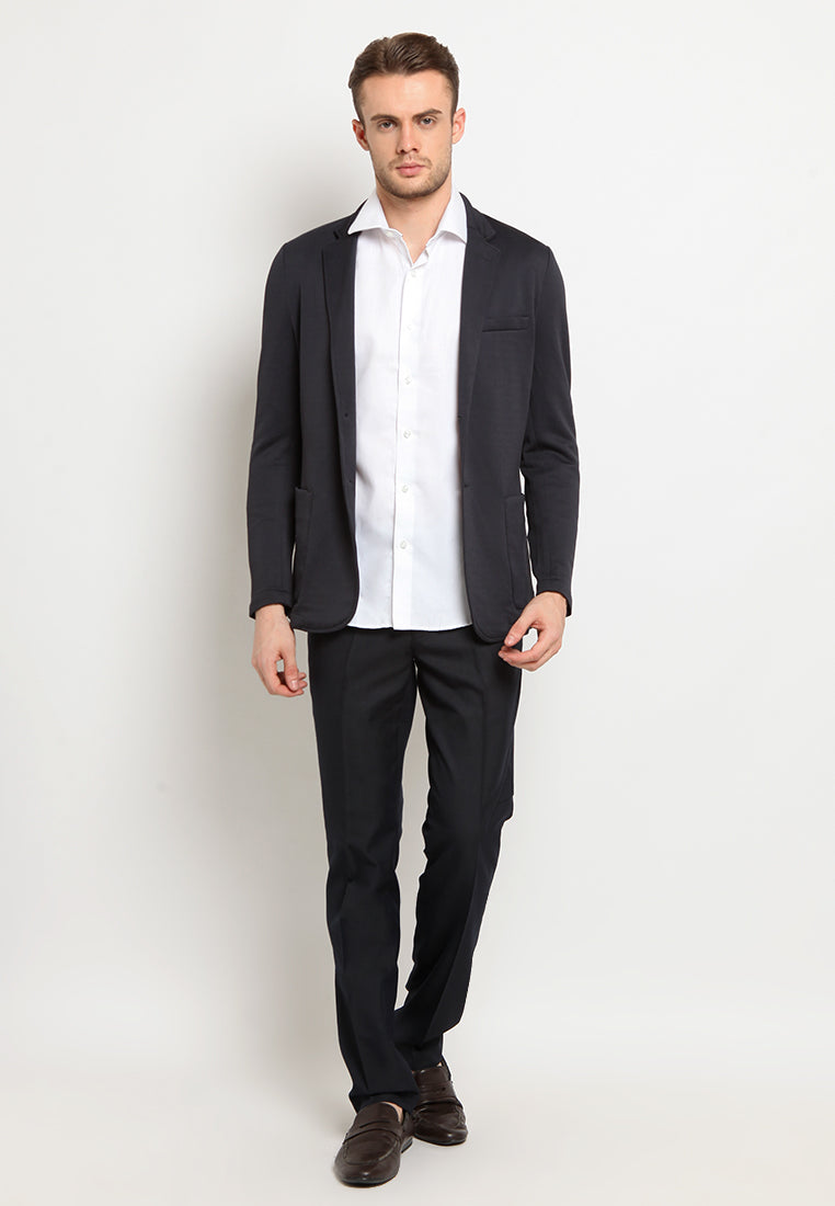 Knit Pique Blazer