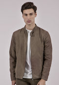 Suede Olive Jacket