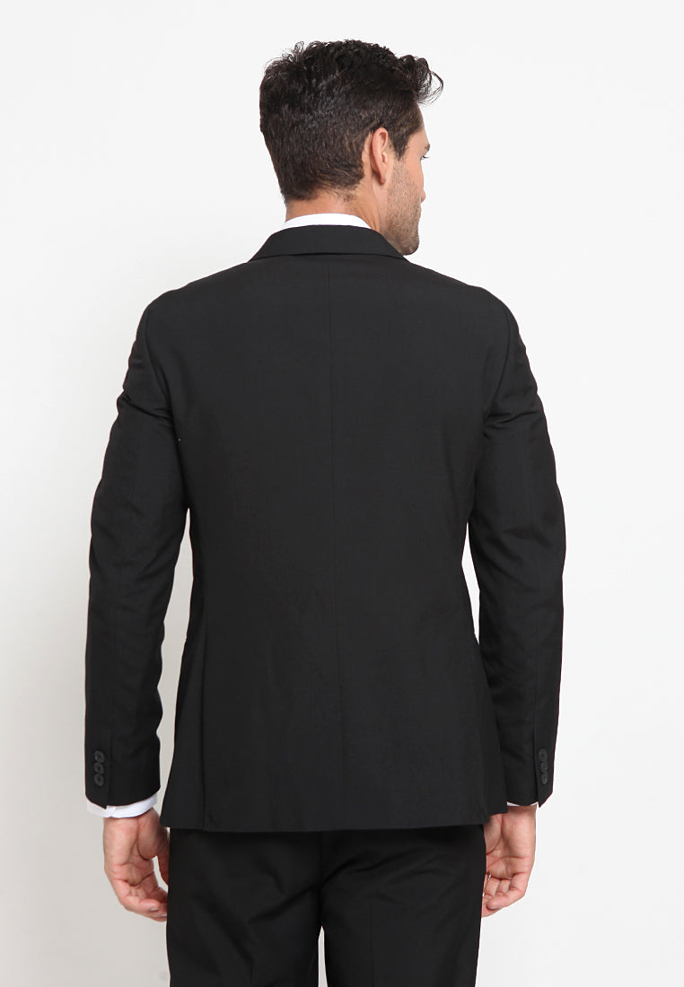 Slim Fit Suit Black