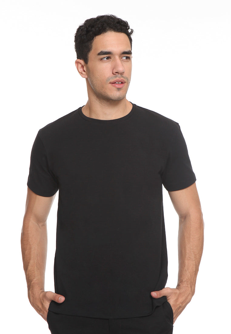 Basic Plain T-Shirt Black